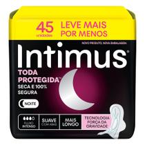 Absorvente Intimus Toda Protegida Noturno Suave com Abas 45 Unidades Leve Mais Por Menos