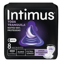 Absorvente Intimus Toda Tranquila Noturno Extra Longo com Abas 8 Unidades