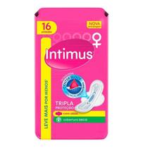 Absorvente Intimus Tripla Proteção c/ Abas c/ 16 Unidades - SECA