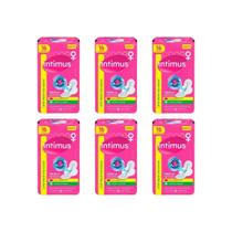 Absorvente Intimus Tripla Proteçao Com16 Seca Com Abas - 6Un