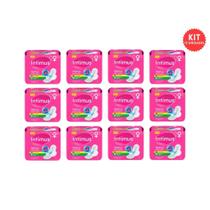 Absorvente Intimus Tripla Proteçao Com8 Seca Com Abas - 12Un