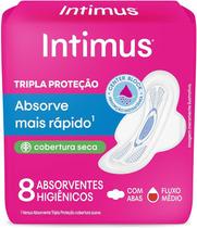 Absorvente Intimus Tripla Proteção Comm Abas 8und