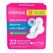Absorvente Intimus Tripla Proteção Seca c/ abas 32 unidades