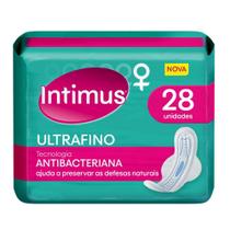 Absorvente Intimus Ultra Fino Antibacteriana Com Abas 16X28Un