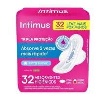 Absorvente IntimusTripla Proteção Com Abas Extra Suave 32und