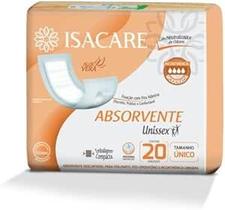 Absorvente isacare adulto tamanho unico 20un