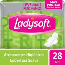 Absorvente Ladysoft Max Suave Com Abas 28 Unidades