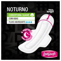 Absorvente Ladysoft Noturno Suave Com Abas 16 Unidades