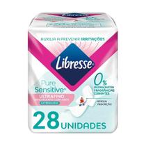 Absorvente Libresse Pure Sensitive Ultrafino Dia com Abas 28 unidades
