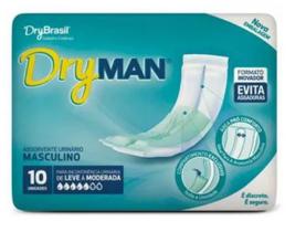 Absorvente Masculino Dry Man 10 unidades - DRYMAN