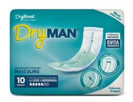 Absorvente Masculino - Dry Man - Kit 2 Pct - C/ 10 Unidades