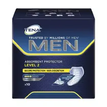 Absorvente Masculino para Incontinencia Urinaria Tena Men Medio 10 Unidades Absorvente Masculino para Incontinencia Urinaria Tena Men Medio 10 Unidades