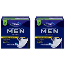 absorvente masculino tena men desfrute de suas atividades diárias kit 2x10un total 20 absorventes