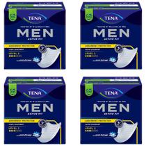 absorvente masculino tena men formato confortável aprovado por milhões de homens 4x 10 unidades