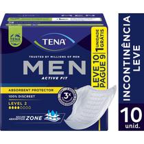 Absorvente Masculino Tena Men Level 2 - 10 Unidades