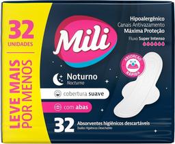 Absorvente Mili Noturno com 32