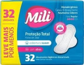Absorvente Mili Proteção Total Absorvente Mili Proteção Total
