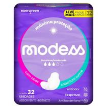 Absorvente Modess Com Abas Suave Com 32 Unidades