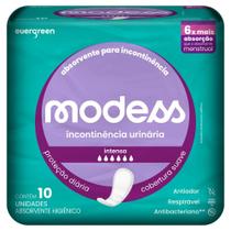Absorvente Modess Incontinência Intensa 10un
