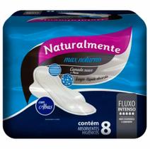 Absorvente Naturalmente Max Noturno c/8u