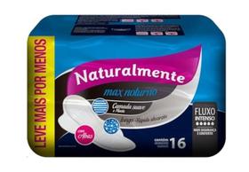 Absorvente Naturalmente Max Noturno com Abas 16 Unidades