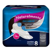 Absorvente Naturalmente Max Noturno Longo com Abas 8 Unidades Absorvente Naturalmente Max Noturno Longo com Abas 8 Unidades