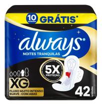 Absorvente Noites Tranquilas Suave Xg 42Uni Always