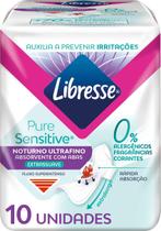 Absorvente Noturno com Abas Libresse Pure Sensitive Ultrafino 10 unidades