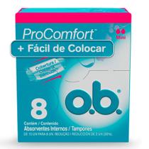 Absorvente O.B Pro Comfort Mini Com 8 Unidades - OB