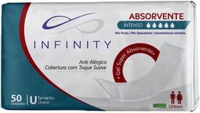 Absorvente Para Adulto Geriatrico Infinity Pós Parto Incontinência Urinária Pós-Parto 50un