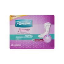 Absorvente Para Incontinência Urinária Leve A Moderada Plenitud Femme Ultra Com 8 Unidades