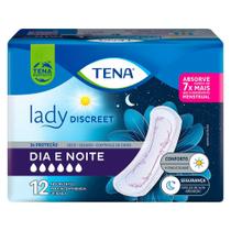 Absorvente para Incontinência Urinária Tena Lady Discreet Dia e Noite 12 Unidades