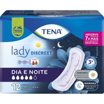 Absorvente para Incontinência Urinária Tena Lady Discreet Dia e Noite 12 Unidades Absorvente para Incontinência Urinária Tena Lady Discreet Dia e Noite 12 Unidades