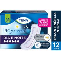 Absorvente para Incontinência Urinária Tena Lady Discreet Dia e Noite 12 Unidades Absorvente para Incontinência Urinária Tena Lady Discreet Dia e Noite 12 Unidades