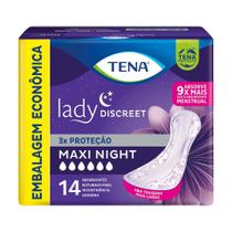 Absorvente para Incontinência Urinária Tena Lady Discreet Maxi Night 14 Unidades