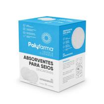 Absorvente para Seio amamentação polyfarma 30 unidades