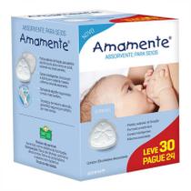 Absorvente Para Seios Amamente Descartavel Leve 30 Pague 24 Unidades