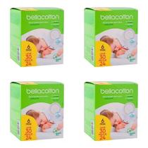 Absorvente Para Seios Bellacotton Kit Com 4 - Leve 30 Pague 24 Unidades Cada