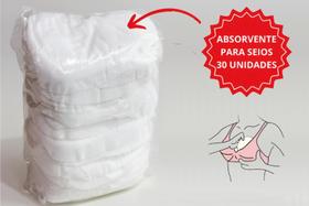 Absorvente Para Seios Com 30 Unidades Macio Suave