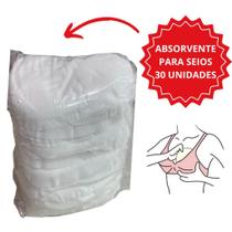 Absorvente Para Seios Com 30 Unidades Macio Suave Absorvente Para Seios Com 30 Unidades Macio Suave