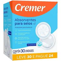 Absorvente para Seios Cremer - 30 unidades Absorvente para Seios Cremer - 30 unidades