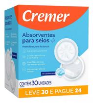 Absorvente Para Seios Cremer Leve 30 Pague 24 Un