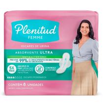 Absorvente Plenitud Femme Ultra com Abas - 8 unidades