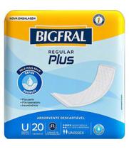 Absorvente plus regular único (c/20) - bigfral