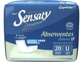 Absorvente Pós Parto Capricho Sensaty Premium - 20 Unidades Absorvente Pós Parto Capricho Sensaty Premium - 20 Unidades