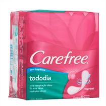 Absorvente Protetor Diário s/ Perfume Brisa - 40 unidades - Carefree