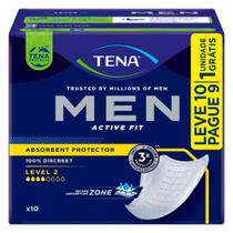 Absorvente Protetor Masculino para Incontinência Urinária Tena Men Active Fit Level 2