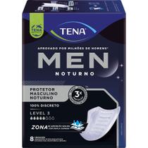 Absorvente Protetor Masculino Tena Men Noturno Level 3 8 Unidades