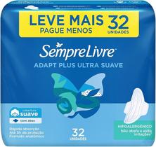 Absorvente sempre livre adapt plus suave c/abas c/32