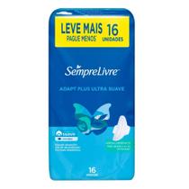 Absorvente Sempre Livre Adapt Plus Ultra Suave - com Abas 16 Unidades